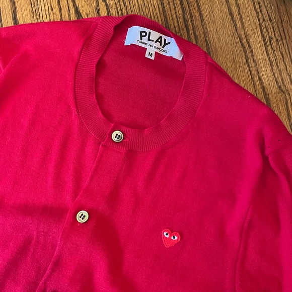 Comme Des Garçons Play Heart Cardigan - Picture 7 of 7